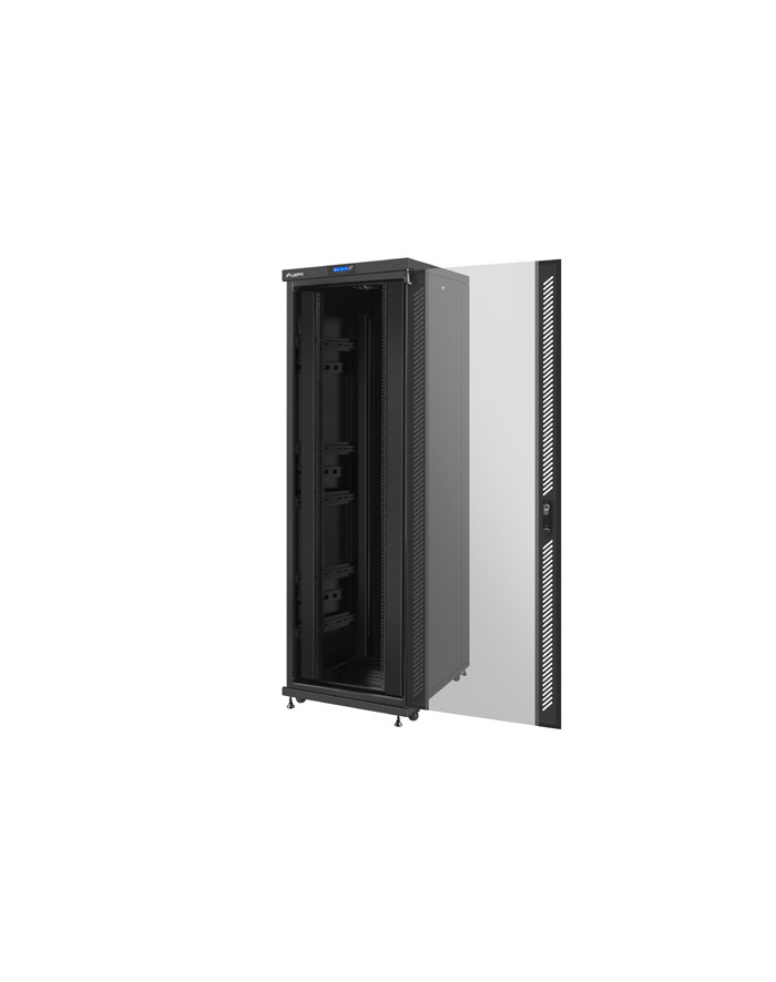 Lanberg szafa instalacyjna stojąca 19'' 42U/800x1000mm czarna (szklane, LCD) główny