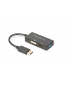 ASSMANN Adapter DisplayPort 1 na 3 HDMI+DVI+VGA kabel multimedialny 0,2m - nr 1