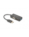ASSMANN Adapter DisplayPort 1 na 3 HDMI+DVI+VGA kabel multimedialny 0,2m - nr 30