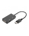 ASSMANN Adapter DisplayPort 1 na 3 HDMI+DVI+VGA kabel multimedialny 0,2m - nr 31
