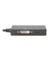 ASSMANN Adapter Mini DisplayPort 1 na 3 HDMI+DVI+VGA kabel multimedialny 0,2m - nr 19