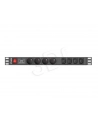 lanberg Listwa zasilająca Rack PDU 1U 4x PL + 4x IEC C13 2m 16A czarna - nr 12