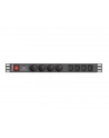 lanberg Listwa zasilająca Rack PDU 1U 4x PL + 4x IEC C13 2m 16A czarna - nr 20