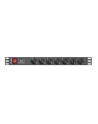 lanberg Listwa zasilająca Rack PDU 1U 7x Schuko 2m 10A czarna - nr 2