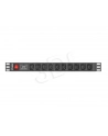 lanberg Listwa zasilająca Rack PDU 1U 10x IEC C13 2m 10A czarna - nr 13