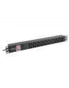lanberg Listwa zasilająca Rack PDU 1U 10x IEC C13 2m 10A czarna - nr 17