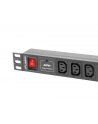 lanberg Listwa zasilająca Rack PDU 1U 10x IEC C13 2m 10A czarna - nr 25