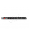 lanberg Listwa zasilająca Rack PDU 1U 4x PL + 4x IEC C13 2m 16A czarna - nr 16