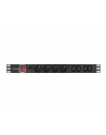 lanberg Listwa zasilająca Rack PDU 1U 4x PL + 4x IEC C13 2m 16A czarna - nr 20