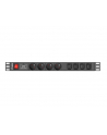 lanberg Listwa zasilająca Rack PDU 1U 4x PL + 4x IEC C13 2m 16A czarna - nr 7