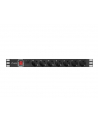 lanberg Listwa zasilająca Rack PDU 1U 7x Schuko 2m 10A czarna - nr 21