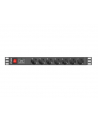 lanberg Listwa zasilająca Rack PDU 1U 7x Schuko 2m 10A czarna - nr 26