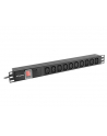 lanberg Listwa zasilająca Rack PDU 1U 10x IEC C13 2m 10A czarna - nr 26