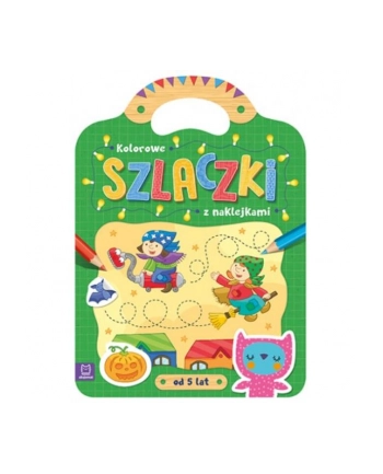 aksjomat Książ. Kolorowe szlaczki z naklejkami od 5 lat