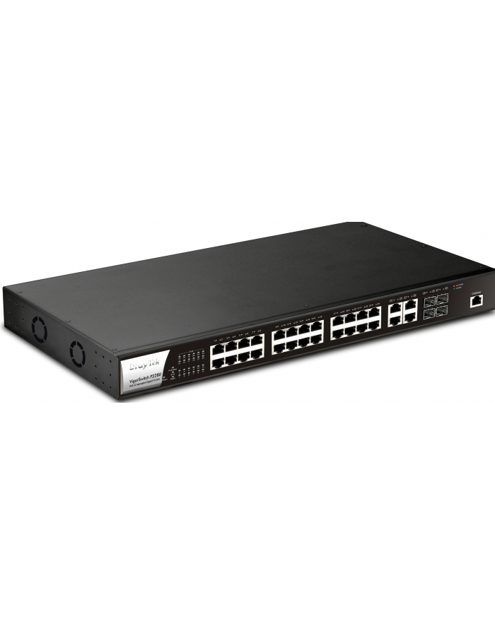 Vigor Switch P2280, 24 LAN ports PoE, 4xSFP, VLAN Tag, ACL, IPv6 główny