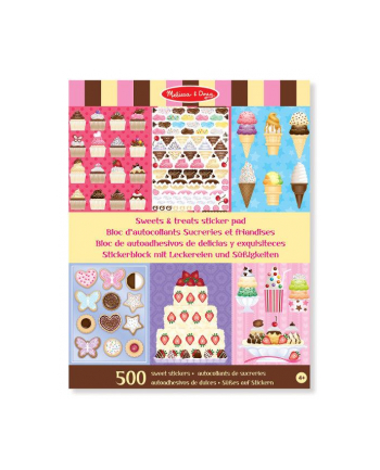 melissa & doug MELISSA Sweets & Treats Sticker Pad 14239