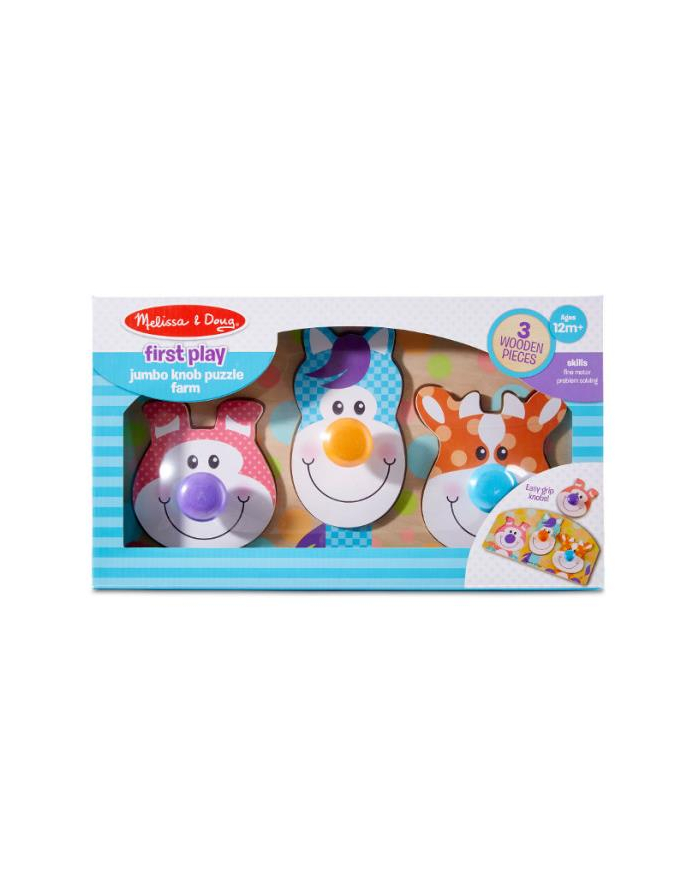 melissa & doug MELISSA Puzzle drewniane - Farma 13440 główny