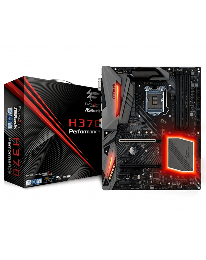 ASRock MB Sc LGA1151 Fatal1ty H370 PERFORMANCE, Intel H370, 4xDDR4, VGA główny