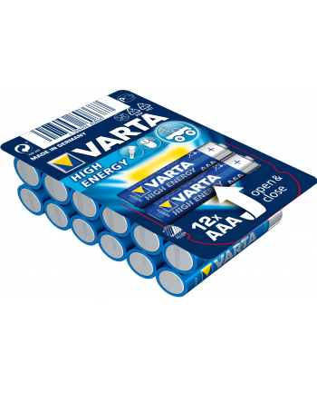 Baterie alkaliczne VARTA R3 (AAA) 12sztuk HIGH ENERGY