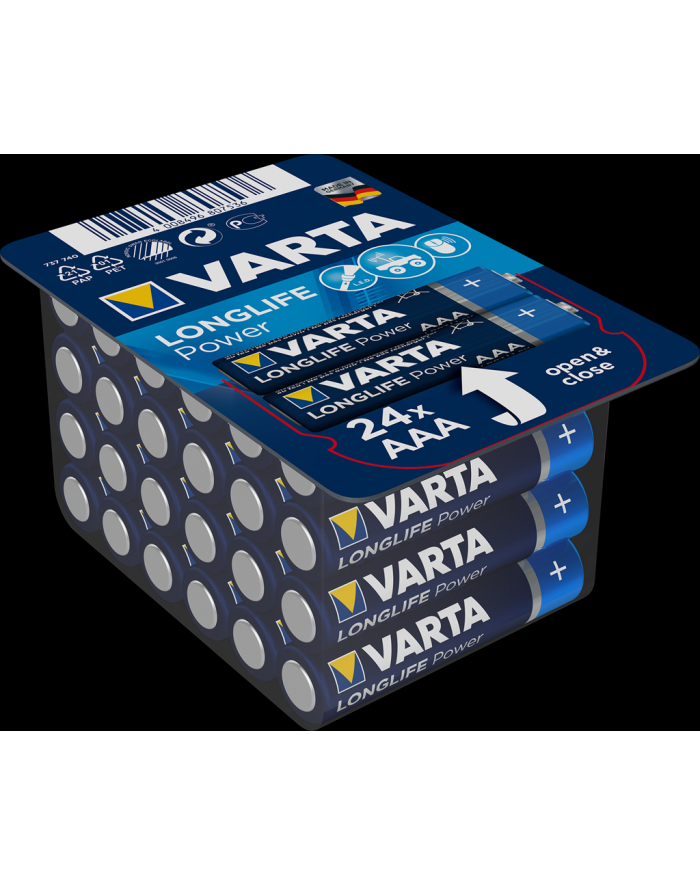 Baterie alkaliczne VARTA R3 (AAA) 24 sztuk HIGH ENERGY główny