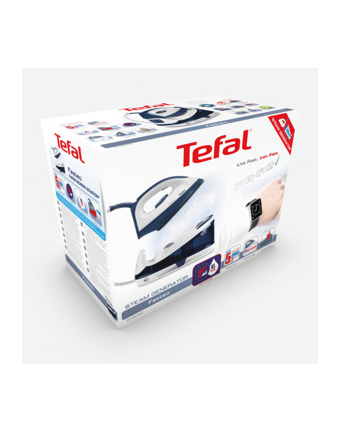 Tefal Fasteo SV6040E0 - white/blue główny