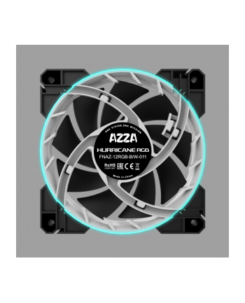 AZZA Hurricane RGB 120mm - black