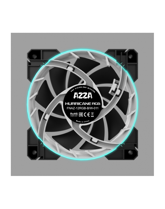 AZZA Hurricane RGB 120mm - black główny