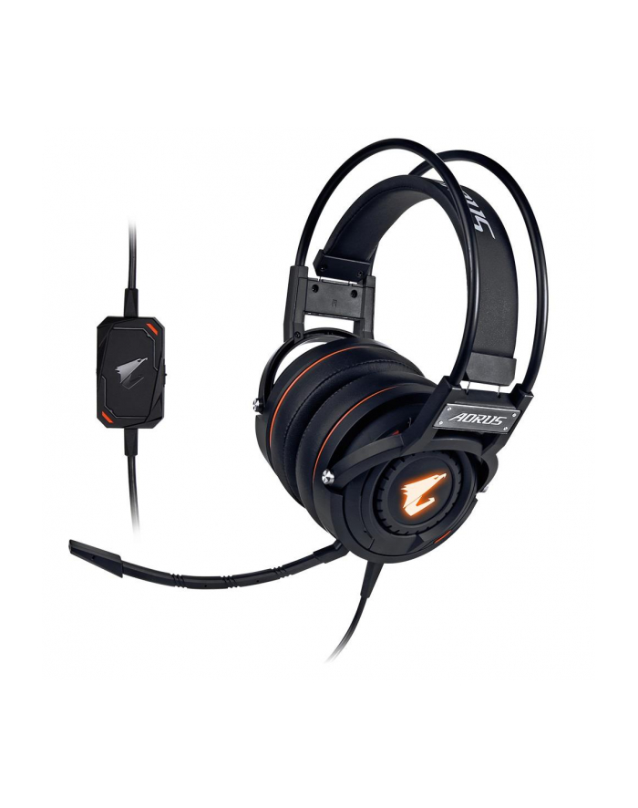 Słuchawki z mikrofonem Gigabyte AORUS H5 Gaming czarne główny