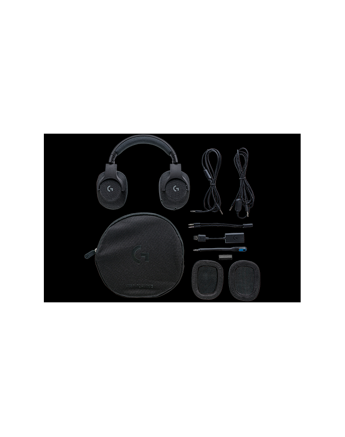Słuchawki z mikrofonem Logitech G433 Gaming czarne główny