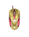 Mysz przewodowa E-Blue IRON MAN ARMOR optyczna Gaming złoto-czerwona - nr 1