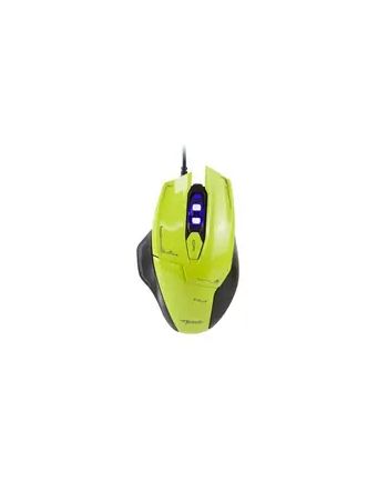 Mysz przewodowa E-Blue Mazer optyczna Gaming czarno-zielona nr 2