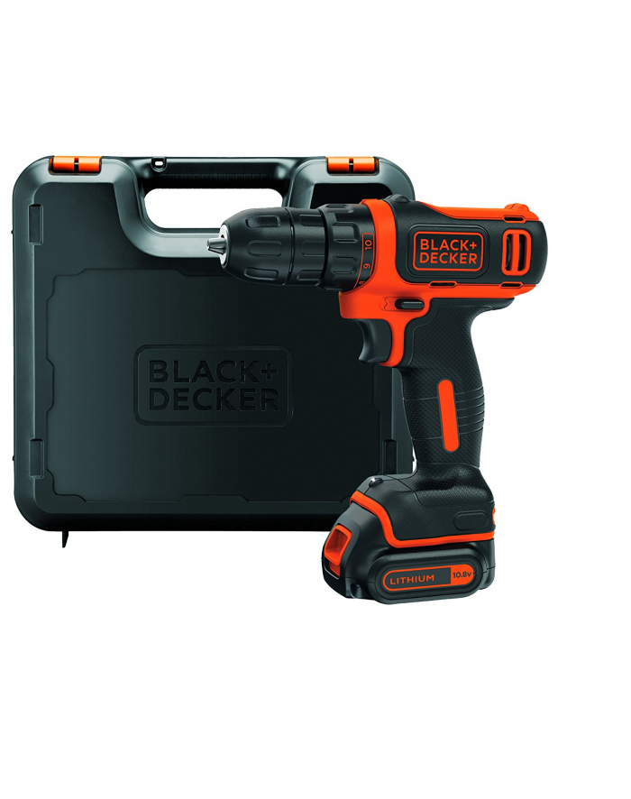 Black&Decker BDCDD12K cordless screw driller + case + rechargeable battery 1.5Ah główny