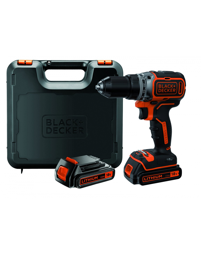 Black&Decker BL186KB cordless screw driller + case + 2 Batteries 1.5Ah główny