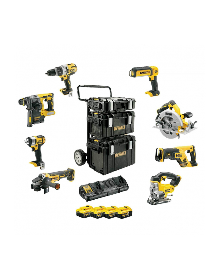 DeWalt DCK896P4 combo pack Cordless Tool Set + case + 4 Batteries 5.0Ah główny