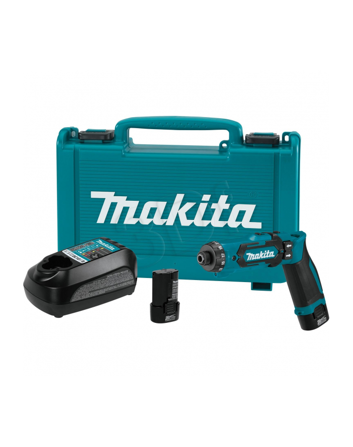 Makita DF012DSE cordless pen screwdriver/pivot screwdriver + case + 2 Batteries 1.5Ah główny