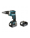 Makita DFS452RTJ cordless drywall screwdriver + MAKPAC + 2 Batteries 5.0Ah - nr 2