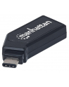 Manhattan Uniwersalny czytnik kart pamięci 24-w-1 SD/MicroSD/MMC na USB-C 2.0 - nr 1