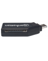 Manhattan Uniwersalny czytnik kart pamięci 24-w-1 SD/MicroSD/MMC na USB-C 2.0 - nr 40