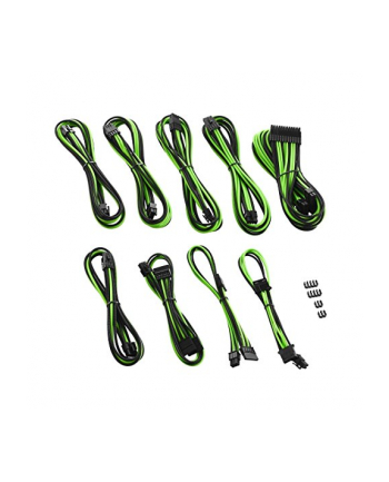 CableMod PRO C-Series Kit RMi,RMx black/green - ModMesh