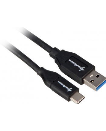 Sharkoon USB 3.1 Cable A-C - black - 0.5m