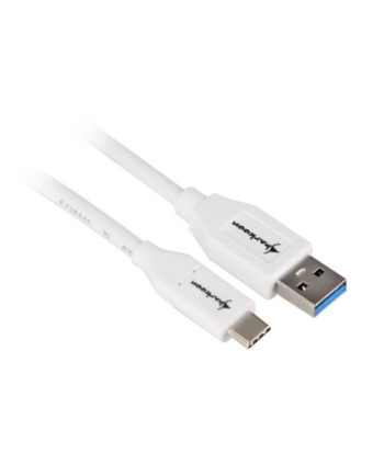 Sharkoon USB 3.1 Cable A-C - white - 0.5m
