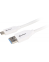 Sharkoon USB 3.1 Cable A-C - white - 0.5m - nr 2