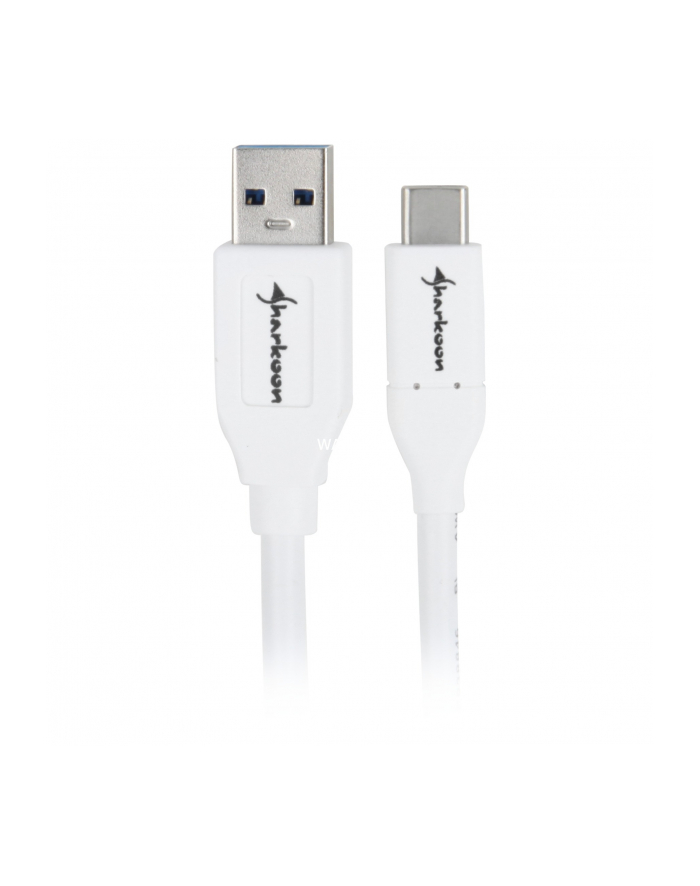 Sharkoon USB 3.1 Cable A-C - white - 1m główny