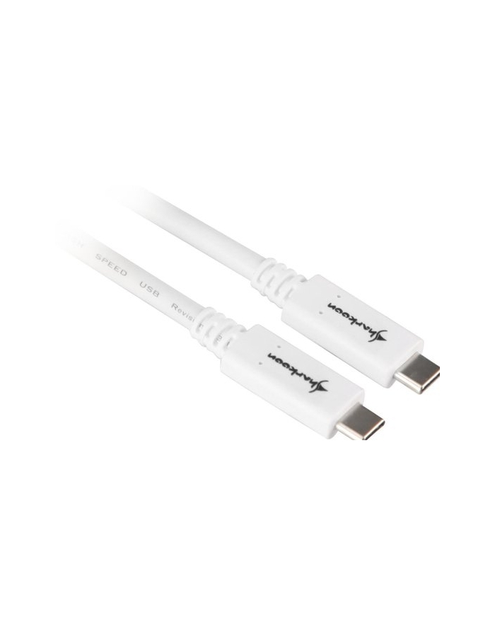 Sharkoon USB 3.1 Cable C-C - white - 0.5m główny