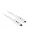 Sharkoon USB 3.1 Cable C-C - white - 0.5m - nr 5