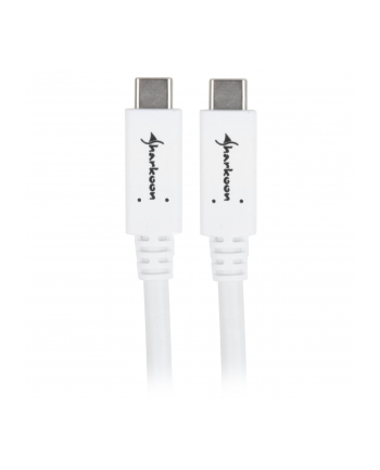 Sharkoon USB 3.1 Cable C-C - white - 0.5m