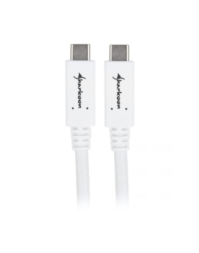 Sharkoon USB 3.1 Cable C-C - white - 0.5m główny
