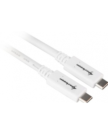 Sharkoon USB 3.1 Cable C-C - black - 1m