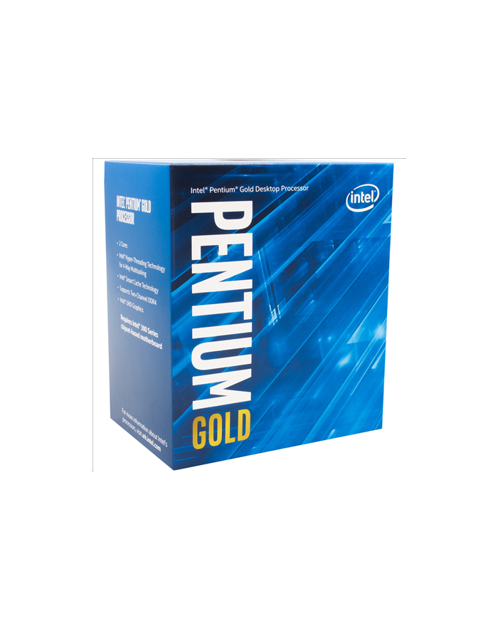 Intel Pentium G5400, Dual Core, 3.70GHz, 4MB, LGA1151, 14nm, 47W, VGA, BOX główny