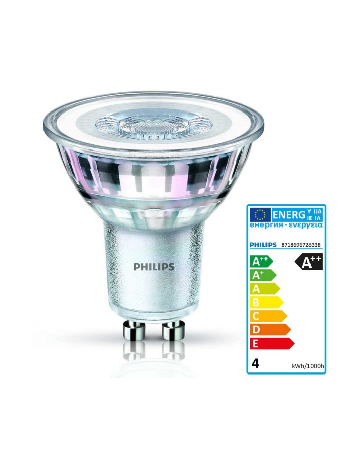 Philips CorePro LEDspot 3,5W GU10 - 36° 830 3000K warm white główny